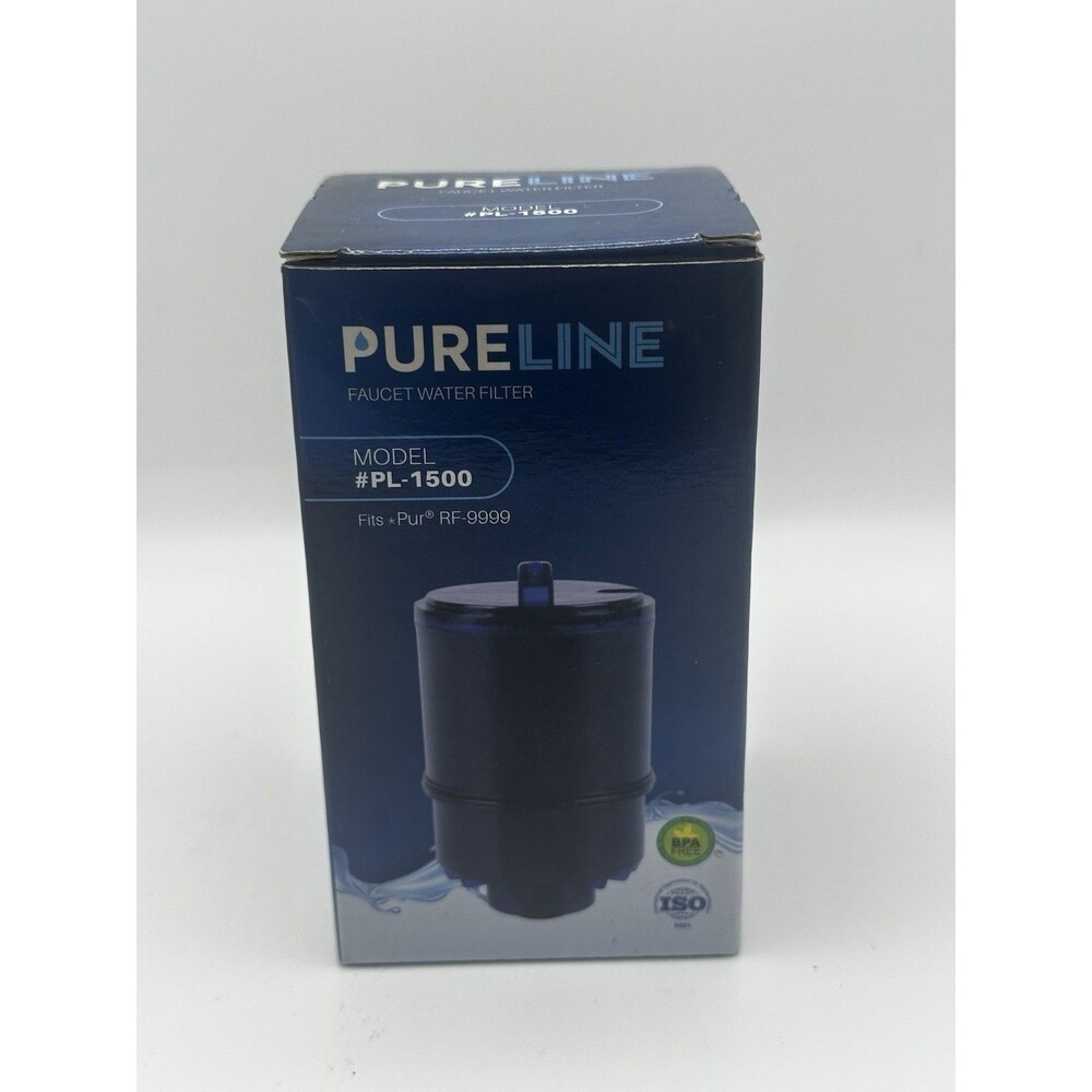 PureLine PL-1500 Faucet Water Filter Fits PUR RF-9999 BPA Free ISO New